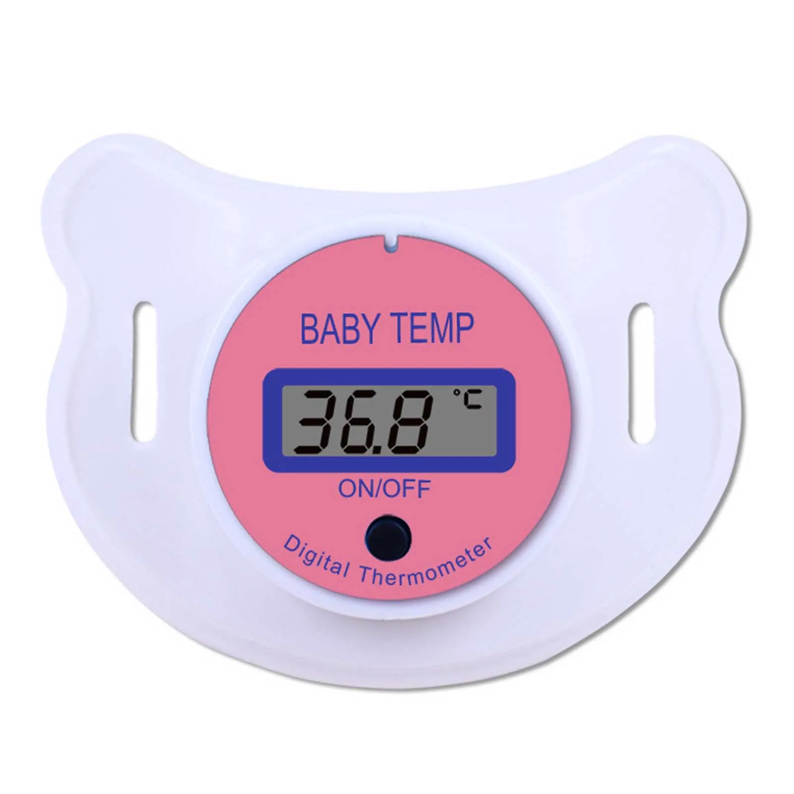 Portable Baby Thermometer Household Instant Accurate Nipple-Shaped Thermometer Suitable for Kids Infants Toddlers