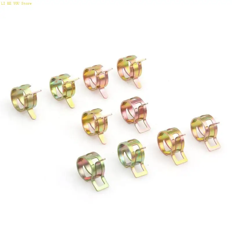 W3JE 10x 10mm 0.39プーセンアタッチェアレソートオードアウアウアウアロサージチューブクランプ留め具