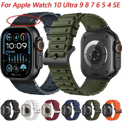 Silicone Strap for Apple Watch Band 44mm 40mm 45mm 41mm Ultra 3 2 49mm 11 10 46mm 42mm Sport bracelet iWatch Series 9 8 7 6 SE 5