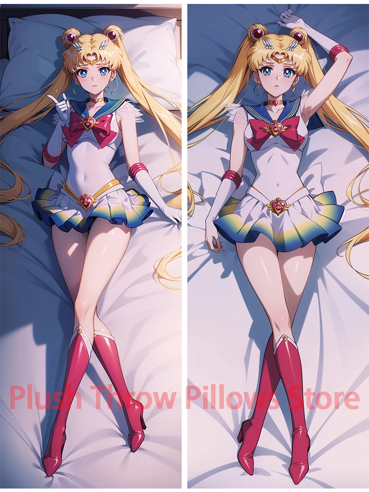 

Dakimakura anime дакимакура Подушка Dakimakura Аниме Usagi Tsukino с двусторонним принтом в натуральную величину, наволочка для взрослых