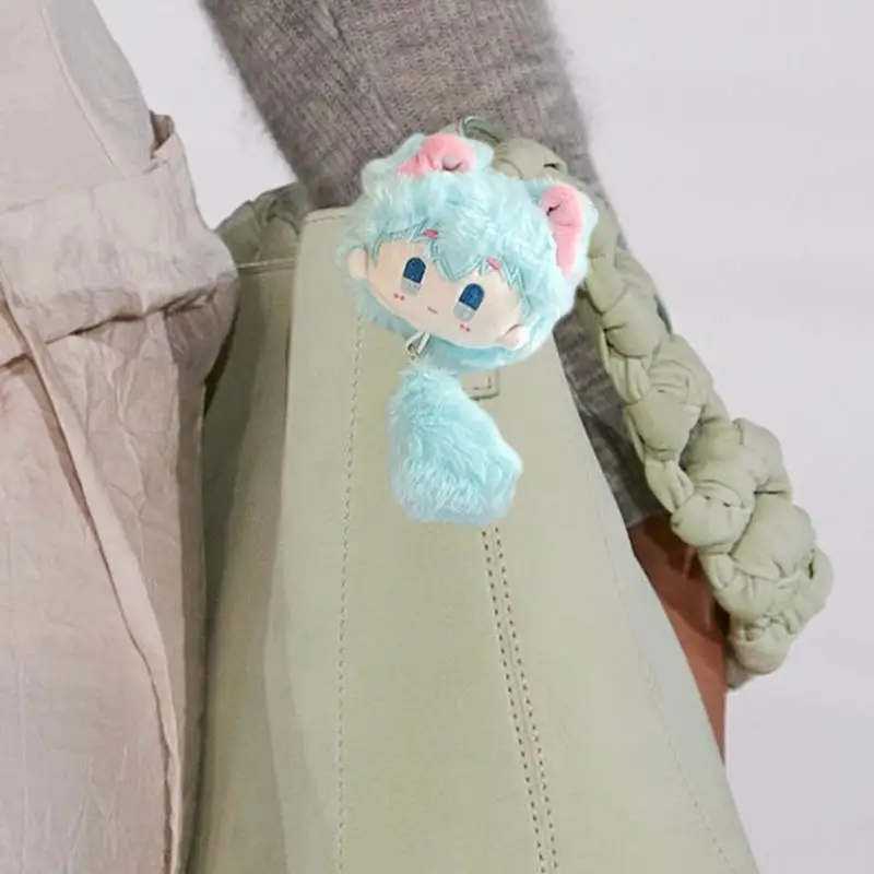 Keychain Stuffed Animal 5.9in Plush Small Cartoon Squeaking Doll Pendant Key Chain Pendant Keychain Plushies Plush Toy For Boys