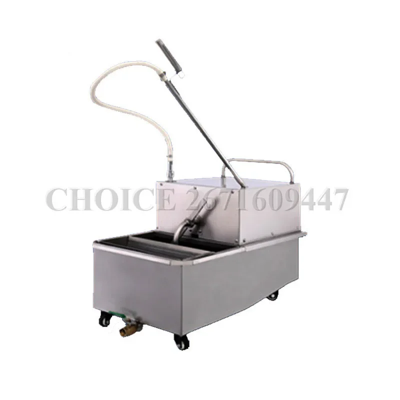 

Commercial Oil Filter Car Stainless Steel Oil Filtering Machine Deep Fryer Fried Chicken Burger Equipment