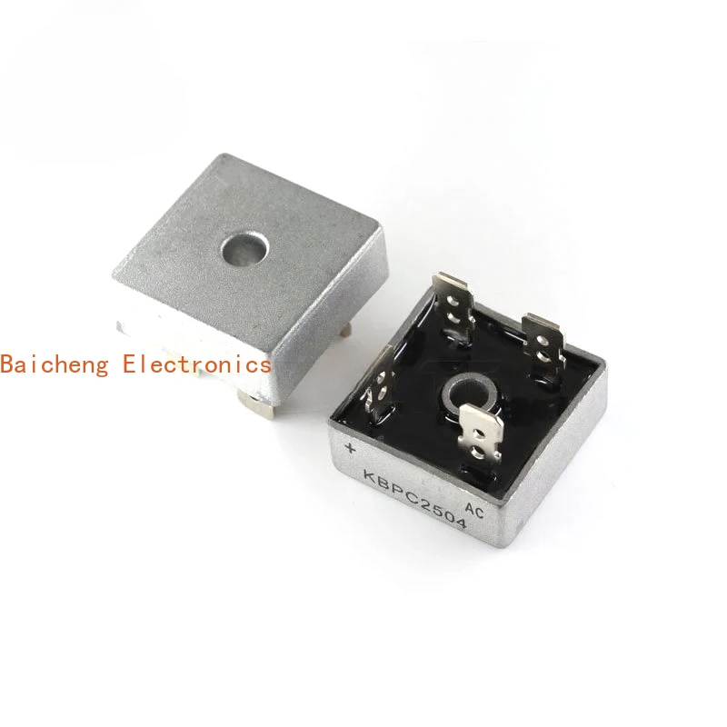 

10Pcs KBPC2504 Bridge Rectifier Diode 25A 400V KBPC 2504 Single Phase Full Wave 25 Amp 400 Volt Electronic Silicon