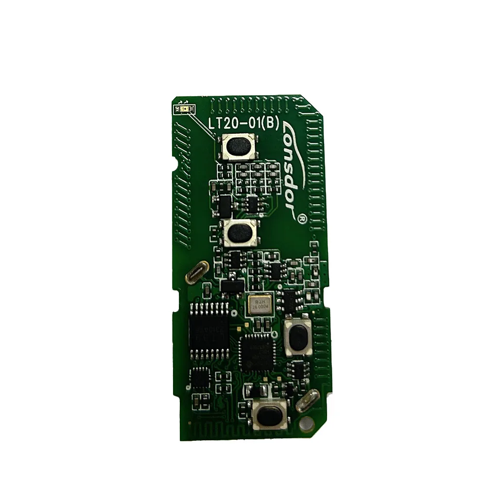 Lonsdor LT20-01 Smart Key PCB Board 4 Buttons 8A-4D Adjustable Frequency for Toyota Lexus Car Key Modification