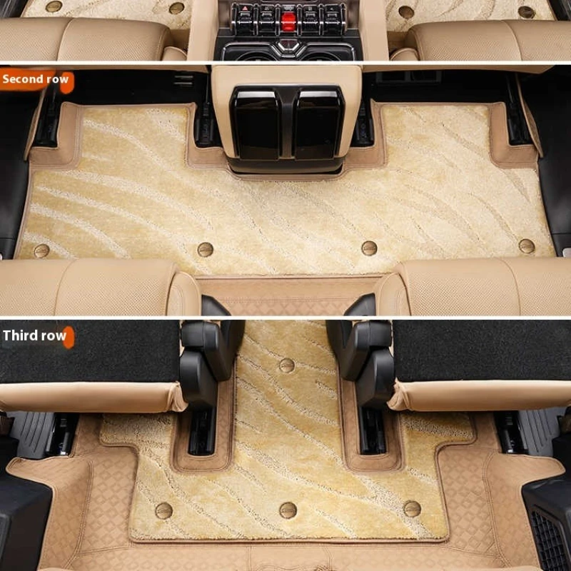 BYD Leopard 8 Carpet Floor Mats - Double-Layer Waterproof - Image 3