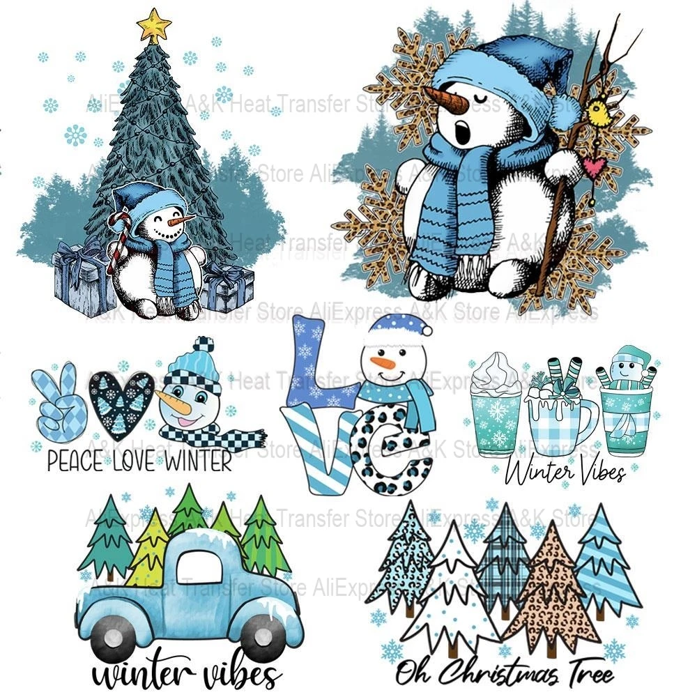 Winter Clothing Pictures - Snowflake Heat Transfers for Clothes, Christmas