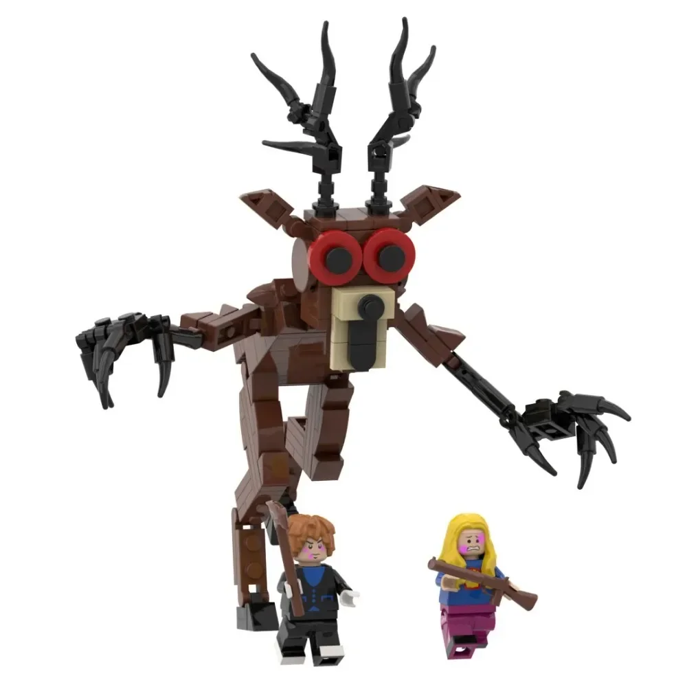 سلسلة مكعبات غزال عيد الميلاد 99 ليلة في الغابة، ألعاب تعليمية للأطفال على شكل وحش الغابة، هدايا عيد الميلاد #3