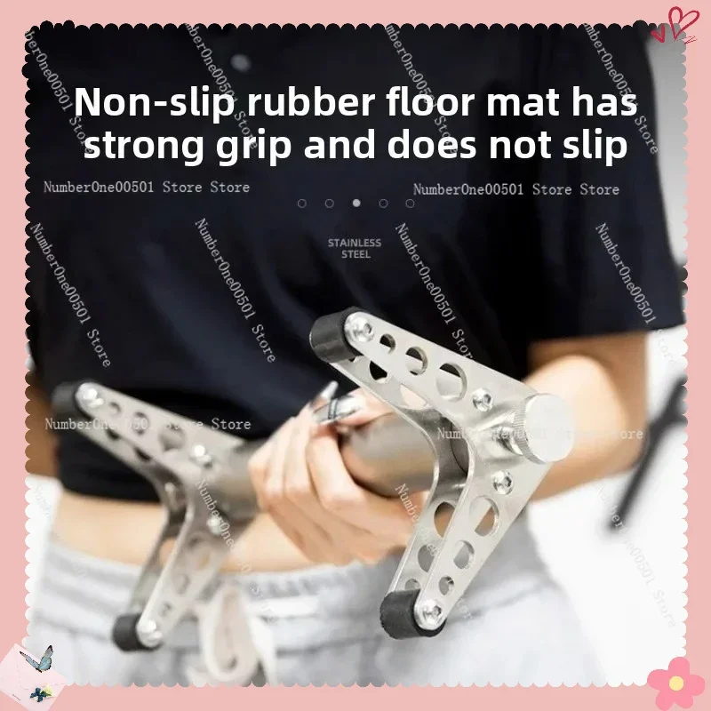 Para entrenamiento de pecho y abdominales, asistente de Fitness Universal, soporte de entrenamiento de plancha de realce extraíble de acero inoxidable