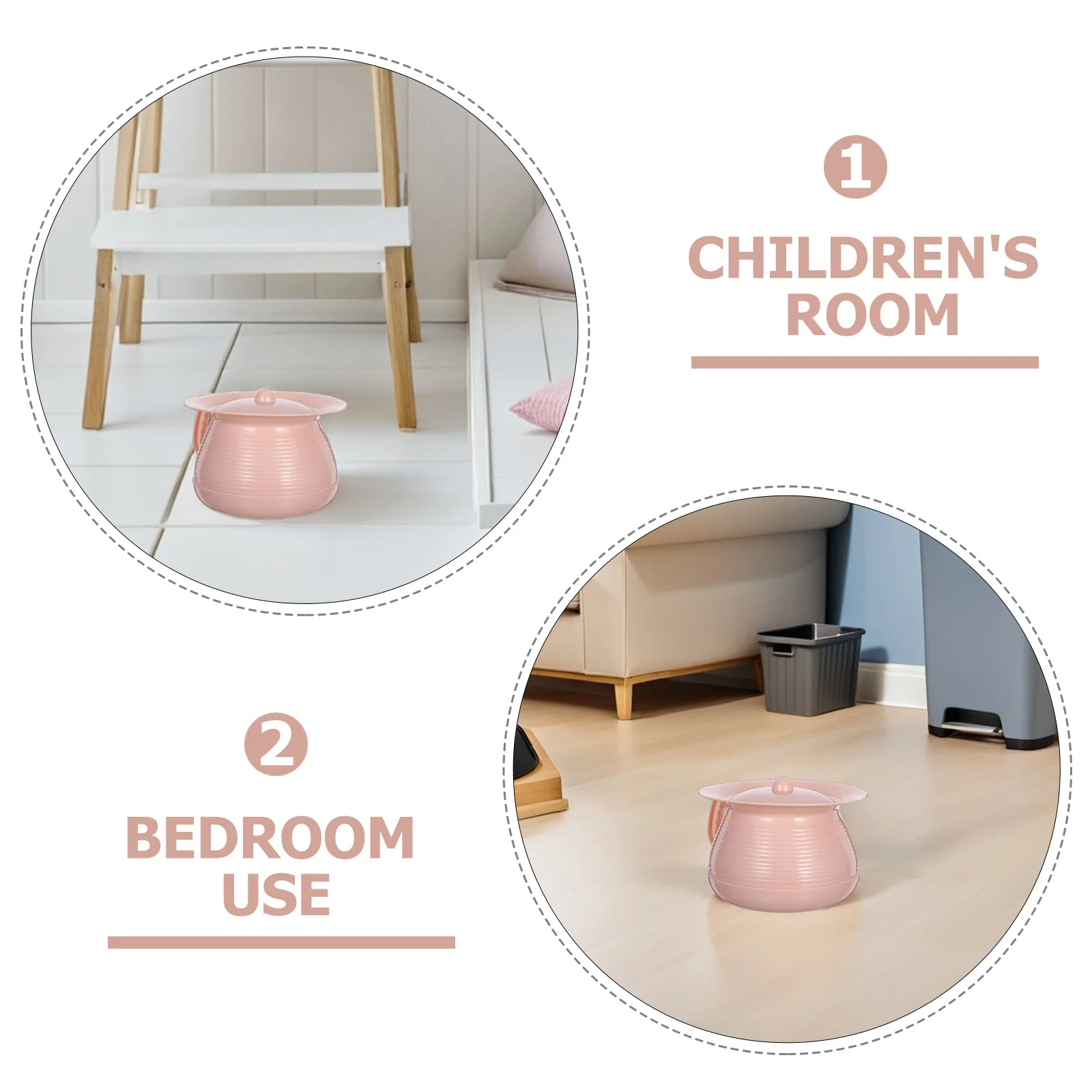 وعاء بول محمول للأطفال والكبار، دلو تبول بلاستيكي خفيف الوزن مع غطاء، تصميم مدمج خالٍ من الرائحة للسفر والتخييم #6