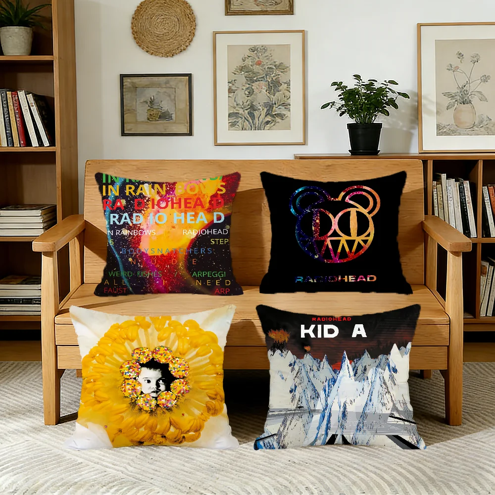 

R-rADIO-HEAD-d singer cushion cover For Pillow Printing Sofa Decoration Home Car Room Coffee Shop Office Nordic Simplicity