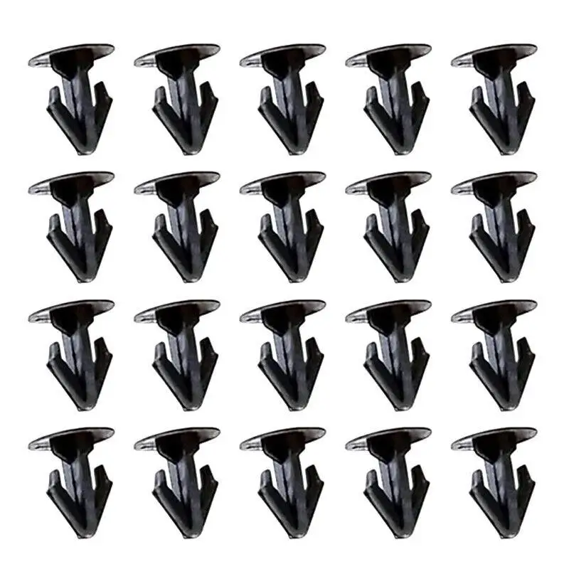 20PCS 6mm Hole Hood Insulation Retaining Clips For Acura & Honda 91520-SM4-C01