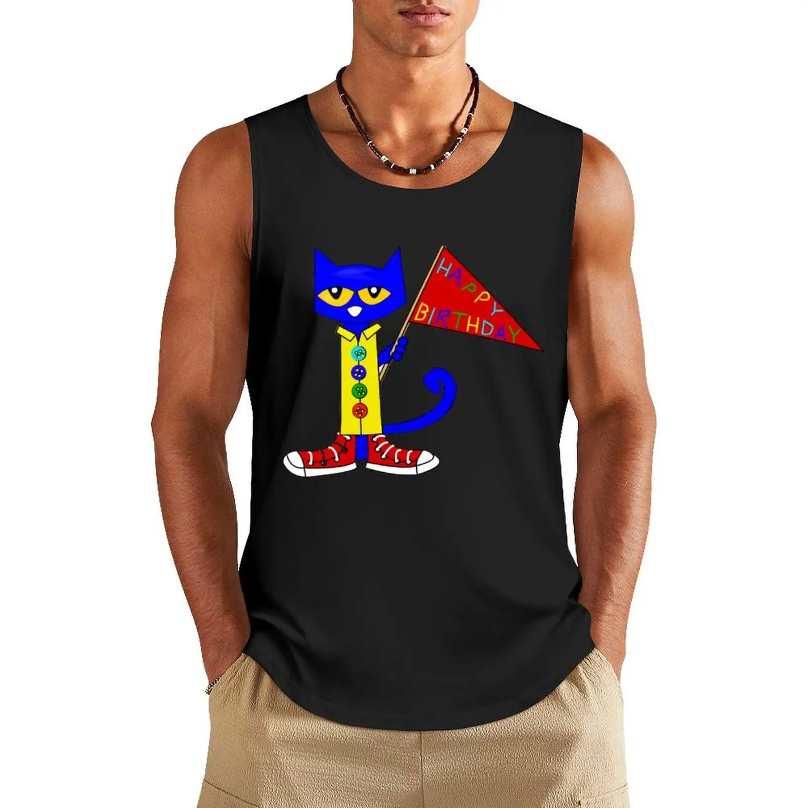 

Майка Pete the Cat для спортзала, мужские футболки, спортивная рубашка, мужская футболка для мужчин