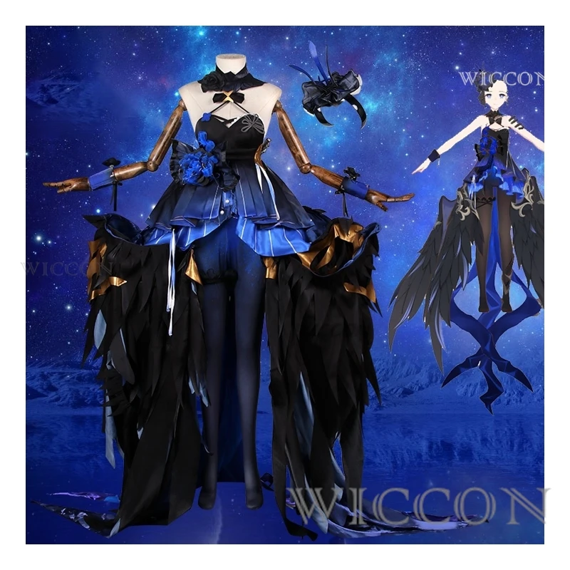 Anime GAME Honkai Impact 3 COS Seele Cosplay Costume Residing in the Eternal Night Seele Dress lolita Halloween Costume Female