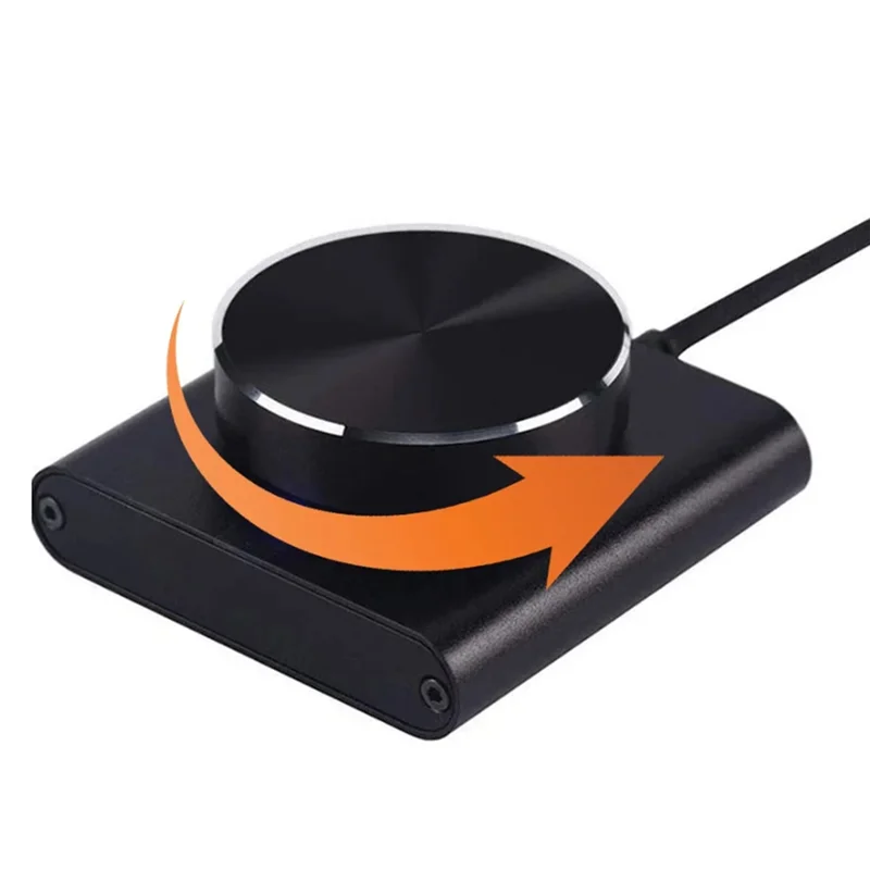 Botão de controle de volume FFYY-USB, regulador de áudio multimídia para sistemas de alto-falantes de computador