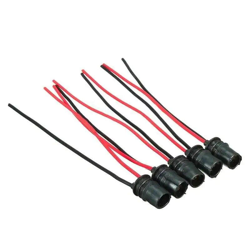 10Pcs T10 W5W Wedge Light Socket Connector Extension LED Lamp Bulb Base Holder Replacement Car Parts image 5