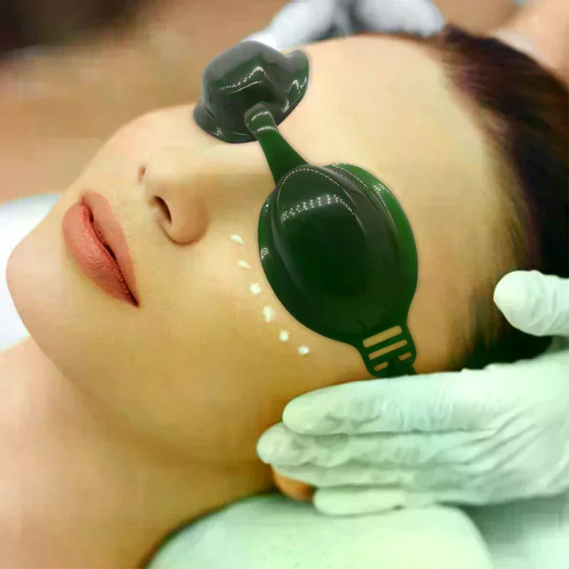 /YOV/Laser Light Safety Eye Protection Eyewear Mask Green Laser Beauty Eye Mask Light Blocking Eye Mask Beauty Salon Eye Care