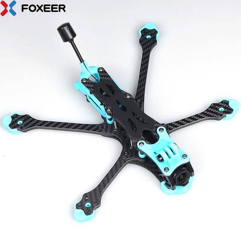 

Foxeer MEGA 5 "238 мм/6" 269 мм DC Frame T700 Carbon с шелковистым покрытием для O3/аналогового/Vista/HDzero / Walksnail Rc Drone