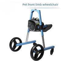 Pet Forelimb Wheelchair Dog Disability Walking Aid Paralyzed Hind Leg Standing Bracket Elderly Dog Walker Pet Products