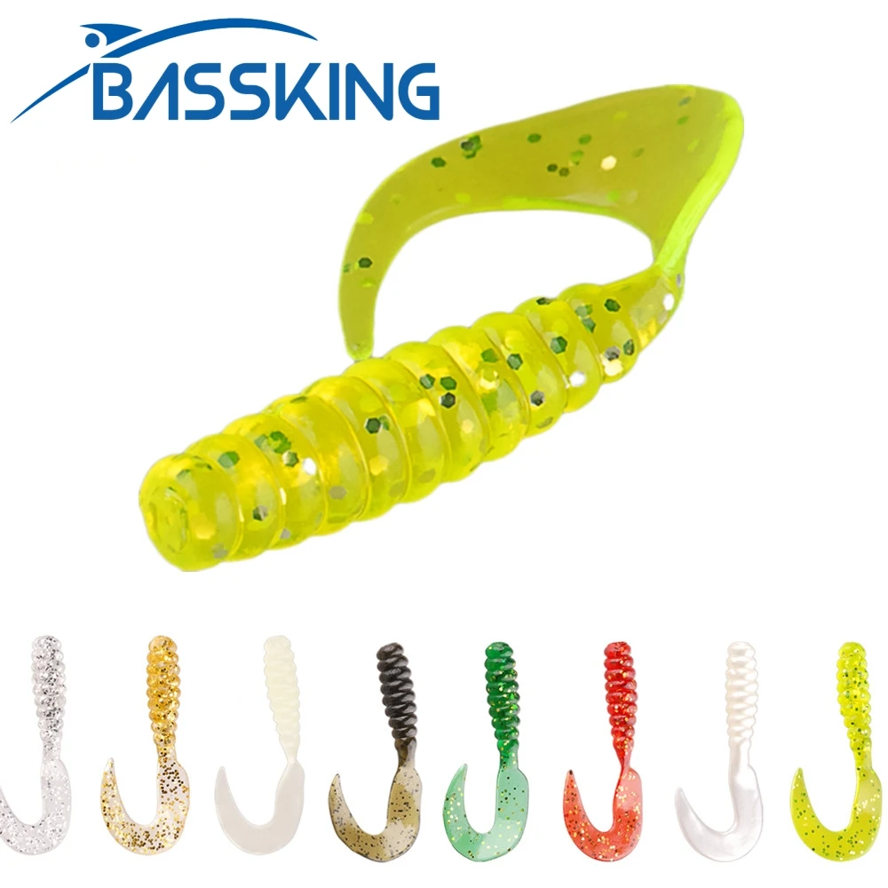 20Pcs Soft Bait 33mm/0.7g 48mm/1.1g 60mm/3g Fishing Lure Pesca Isca Artificial Silicone Bait Saltwater Lures Bass Wobblers Peche