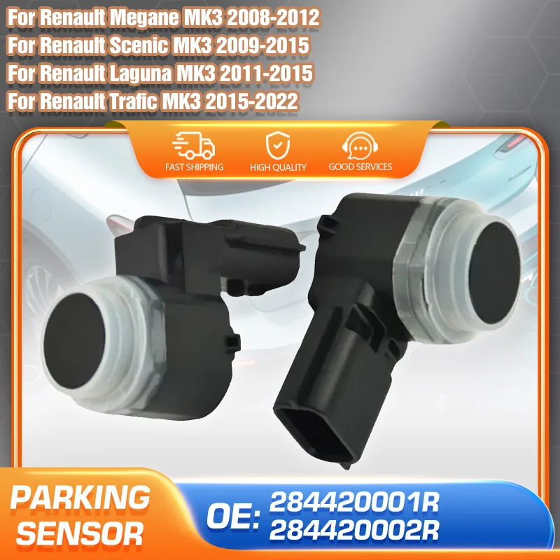 284420001R 284420002R Accessories For Renault Megane Scenic Laguna Trafic PDC Parking Sensor Bumper Object Reverse Assist Radar