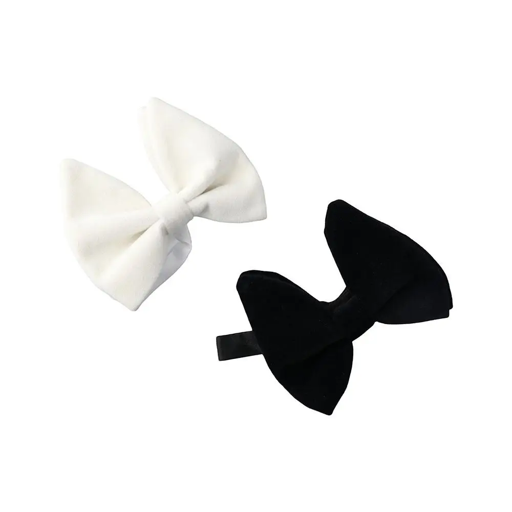 Men Groom Women Bow Knot Christmas Gift Formal Wear Accessories Bow Tie Neck Tie Horn Bow Ties Planted Velvet