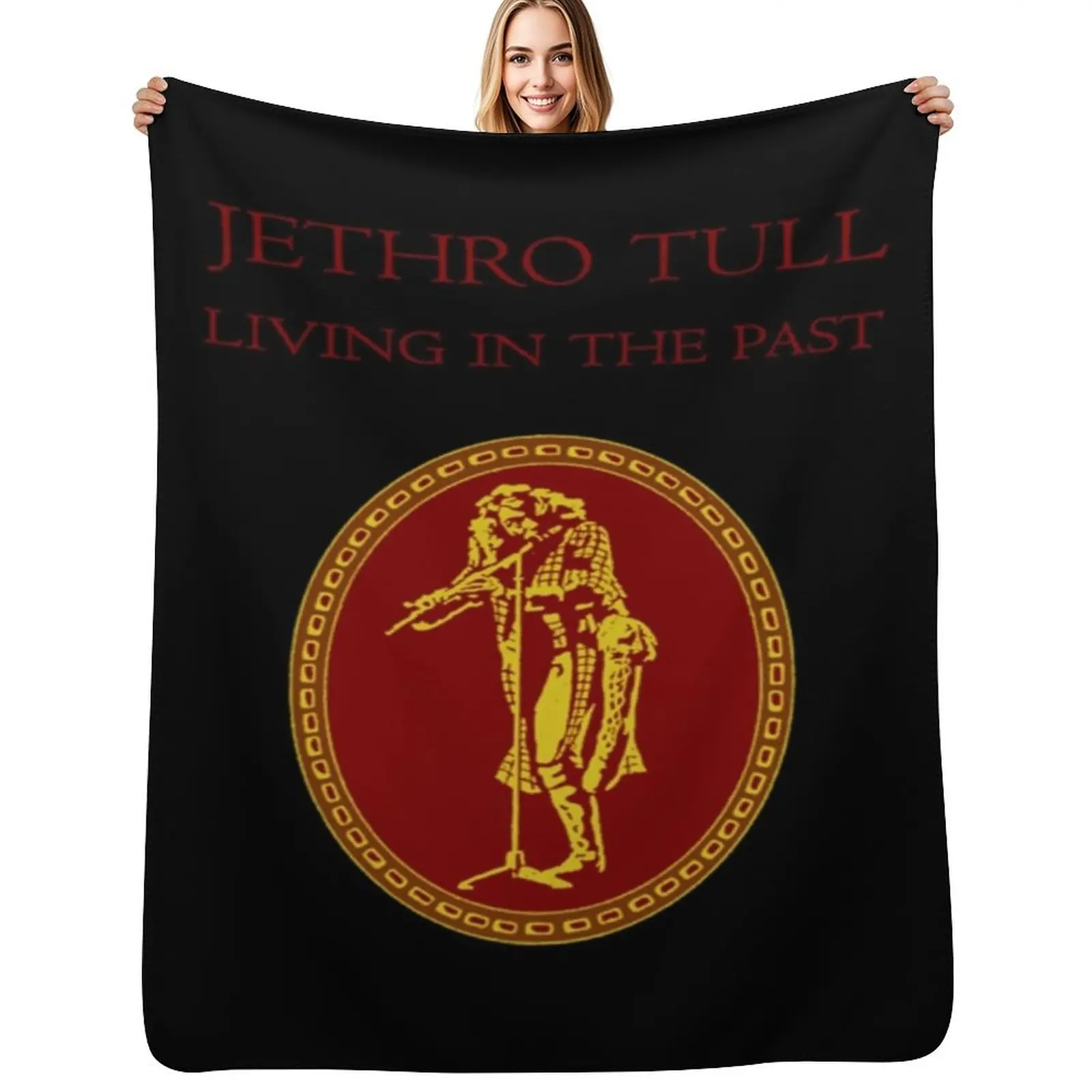 Crest of a Knave Jethro Tull Flute 70s Throw Blanket Cobertor de pelúcia macio e duradouro para uso diário