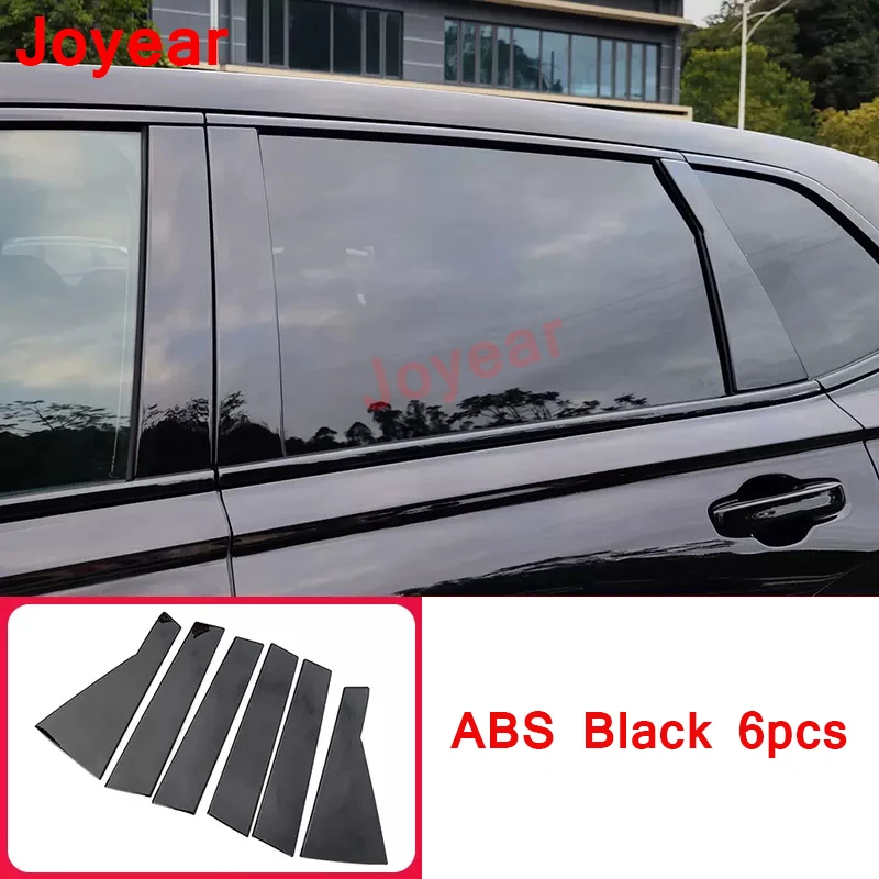 

For Honda CRV CR-V 2023 Car Middle Column Stainless Steel B Pillar Chrome Sticker Strip Exterior Protective Accessories