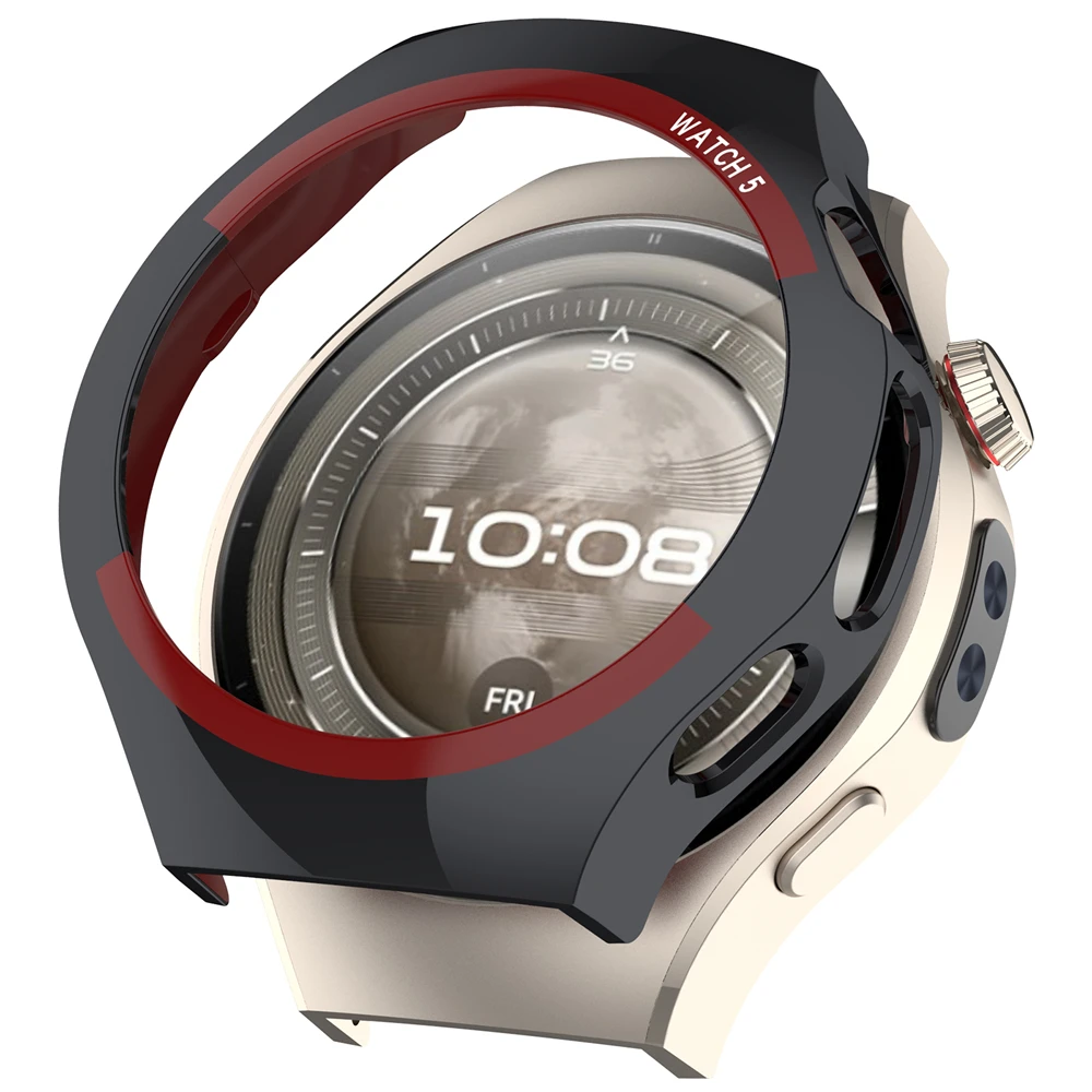 Capa para huawei watch 5 mudando instantaneamente aparência de exploração de espaço mudando instantaneamente quadro de concha de alta qualidade pc sli