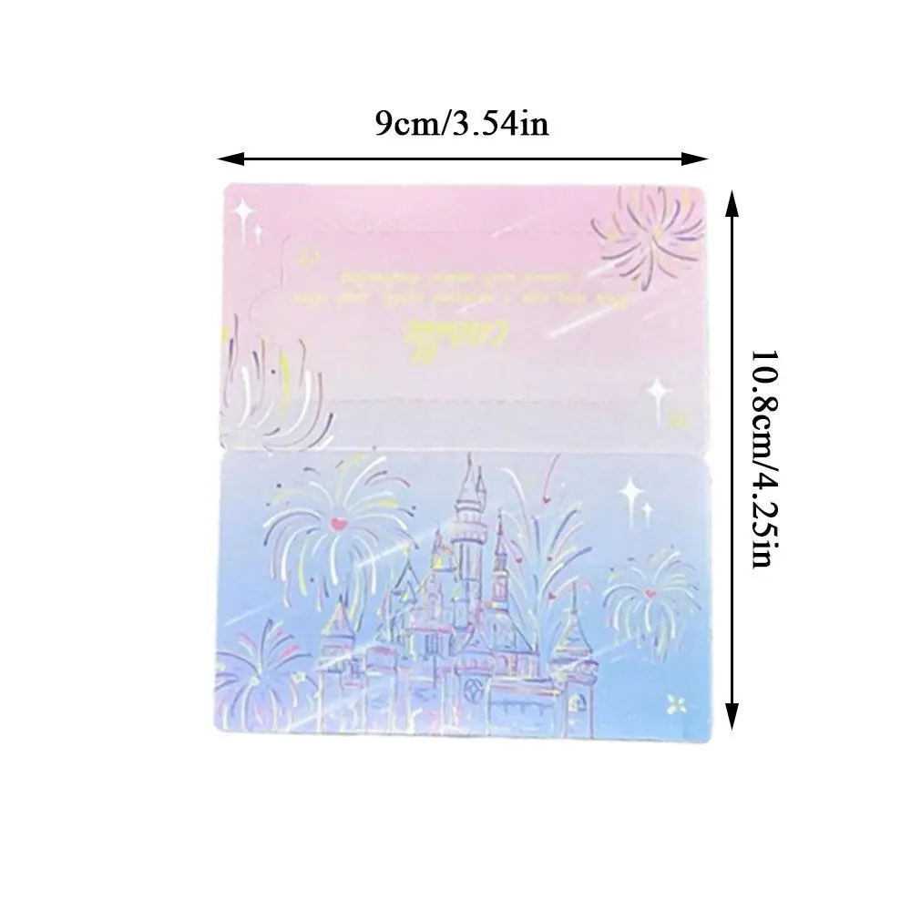 10 قطعة فراشة الطباعة المسيل للدموع سحب بطاقة رسالة بطاقات مكتوبة بخط اليد السنة الجديدة بطاقة المعايدة DIY بها بنفسك بطاقة الصفر المسيل للدموع قبالة بطاقات الرسائل #6