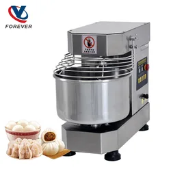 Dough Mixer Commercial Electric Dual Power Stainless Steel Multifunctional 110V/220V Bakery Restaurant Kitchen Equipment