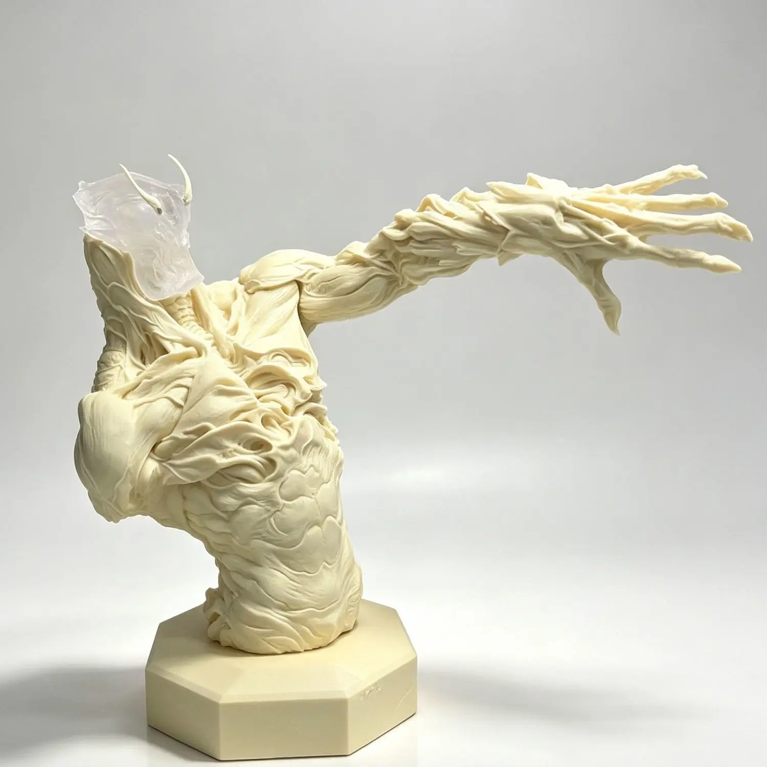 23cm Resin Blank Model Dras Bust Model DIY Coloring Self-assembly Sculpture Figurine Miniature Decoration Craft Gift