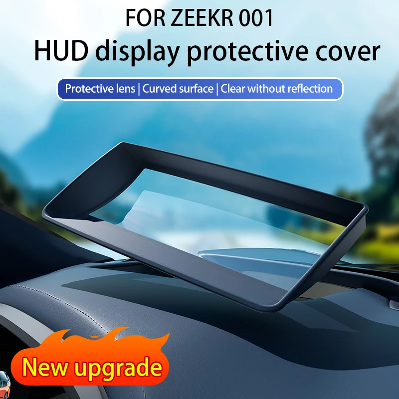 for Zeekr 001 2024 2023 2025 Head Up Display Protective Cover Curved Lens Hud Protection Panel Car Interior Accessories