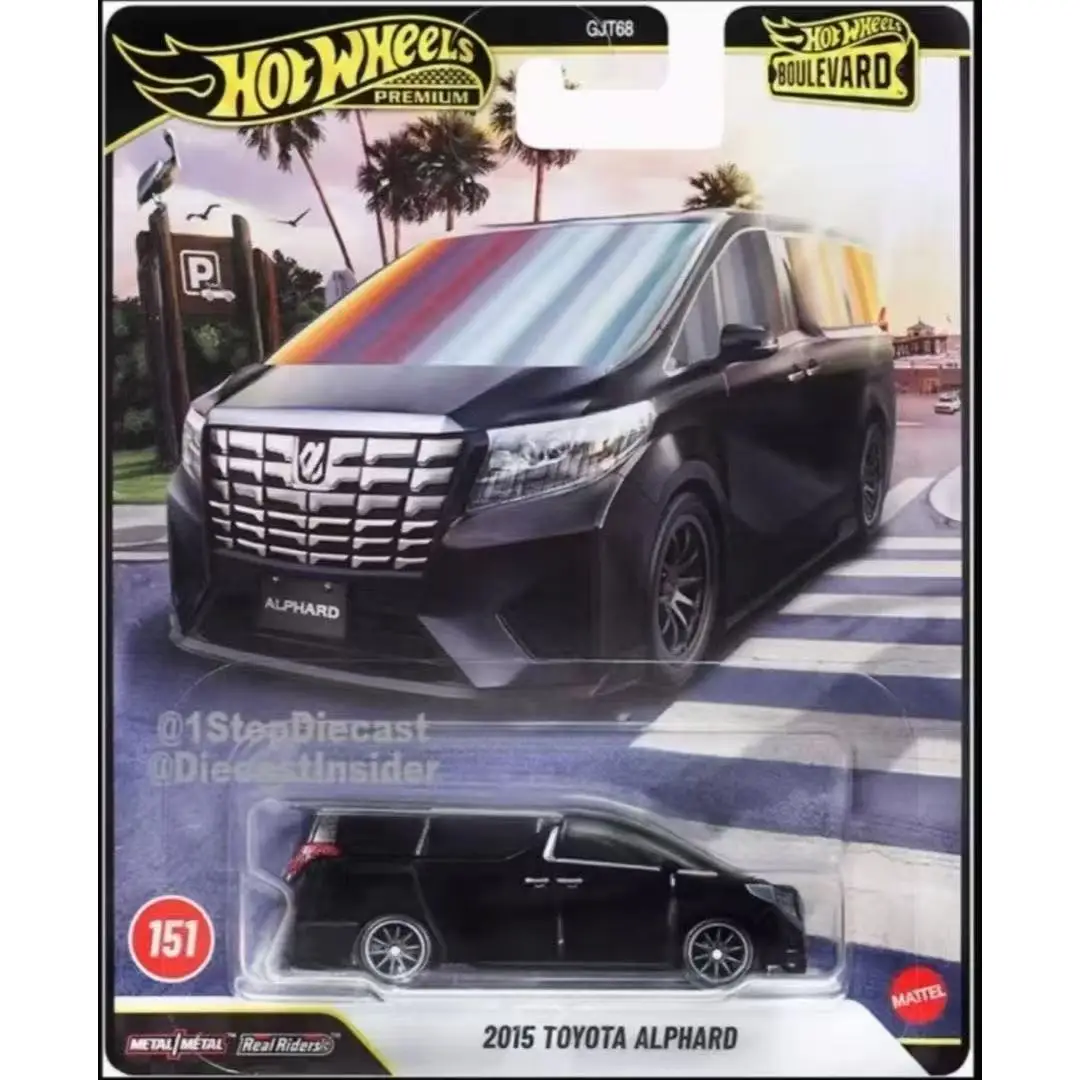 New Hot Wheels Gjt68 Garden Avenue 31 Koenigsegg Cc850 Toyota Alphard Alloy Car Model Die-Cast Toy Car Brand New 2026 Holiday Gift
