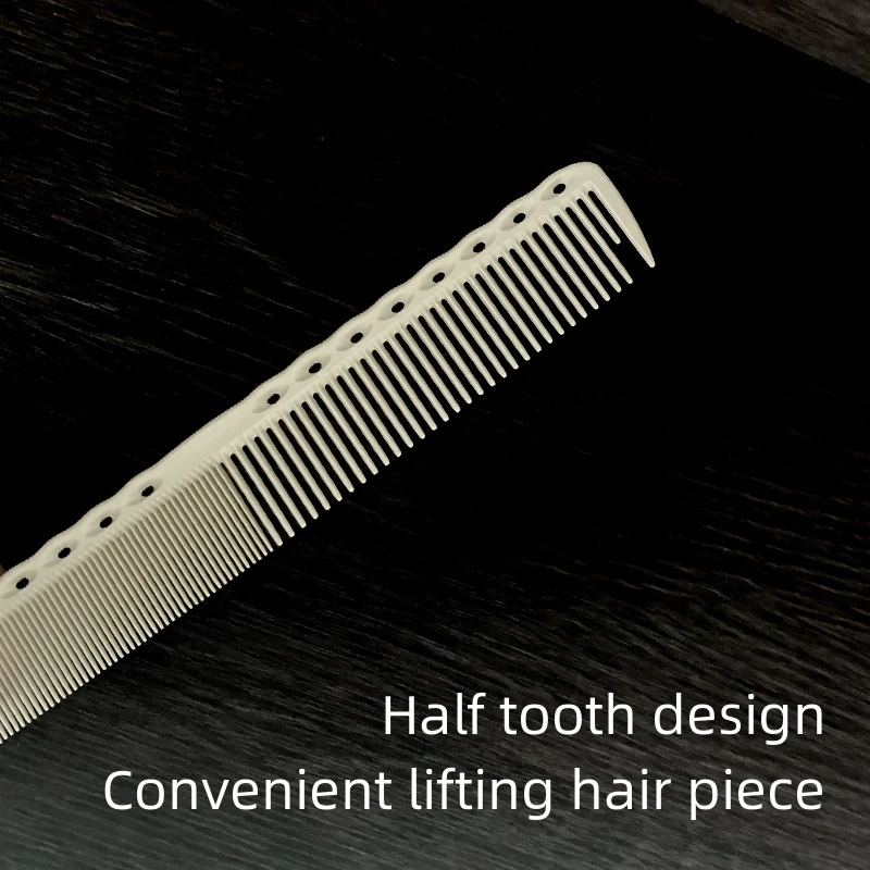 1Pc Barber Shop Haircut Comb Light-blue Hairdressing Graduated Comb With Laser Scale Salon Hairstylist Hair Trimming Tools Y1013