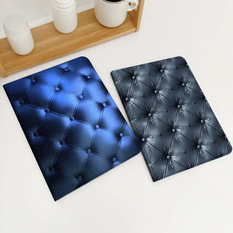 

Blue Tufted Pattern Cool Gift For Xiaomi Redmi Mi Poco Pad 2 5 6s 7 7s Ultra Pro Max 14 12.4 12.1 inch Soft Tablet Case