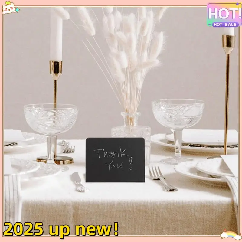 20Pcs Table Signs Food Board Buffet Party Labels Message Blackboard Chalk Table Display Price Tabletop Easy Install Easy To Use