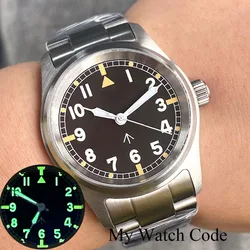 NH35 Tandorio Stahl Tauchen 36mm Mechanische Uhr für Männer 20bar Wasserdichte Stahl Armband Dame Sport Uhr PT5000 Taucher Retro