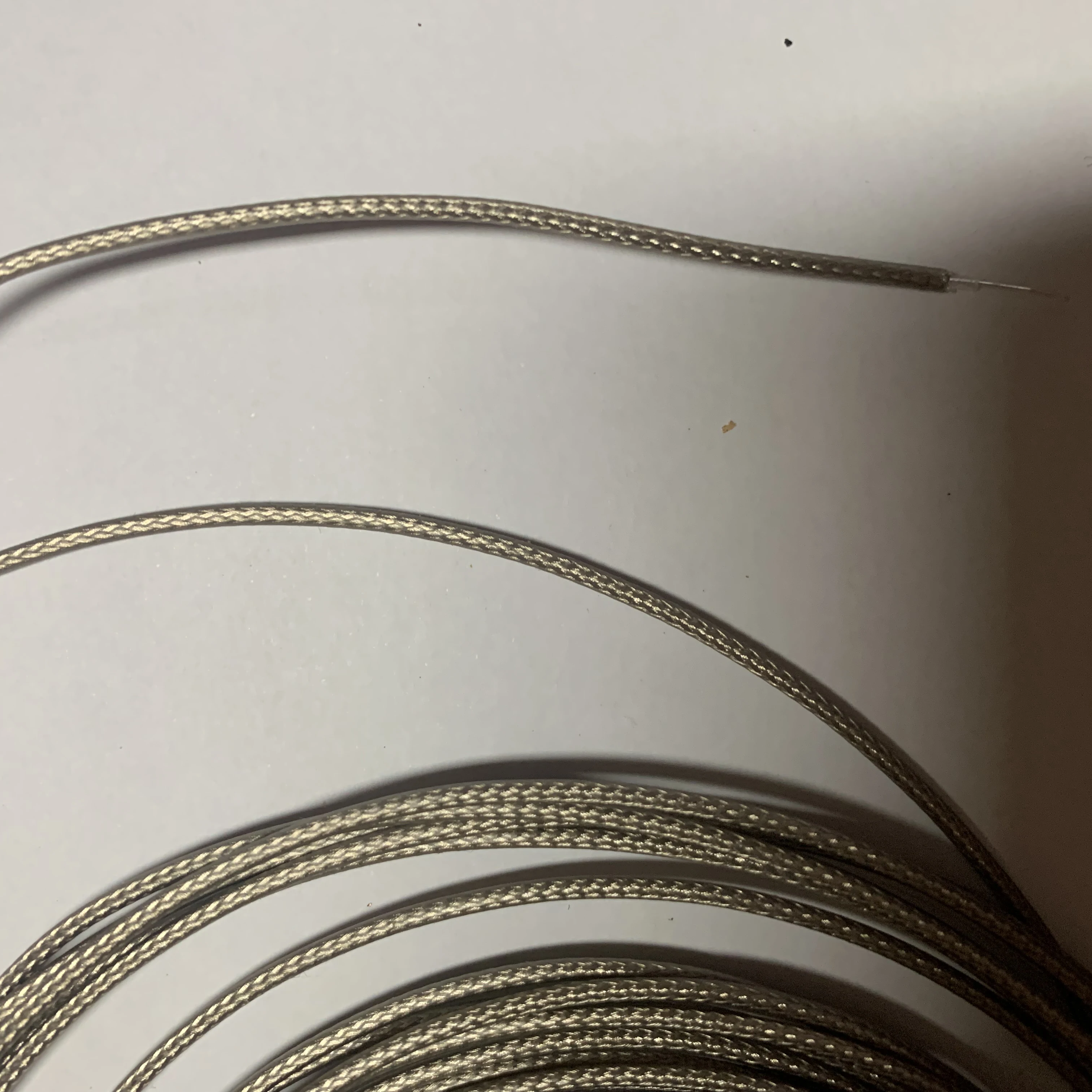 5N OCC Copper 0.5mm DIY Bulk Cable Top-rated Silver Plated shield Hifi Audio Speaker Signal Cable headphone cable
