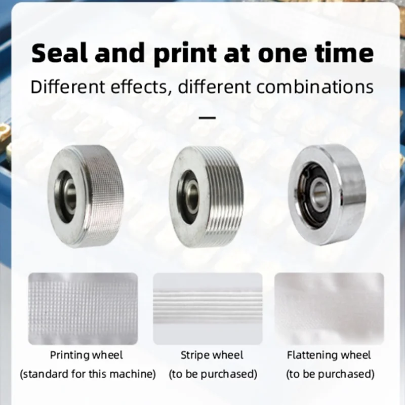 FR900 Stainless Steel Continuous Band Sealer Kraft Paper Pouch Adjustable Height Stand up Plastic Bag Vertical Sealing Machine