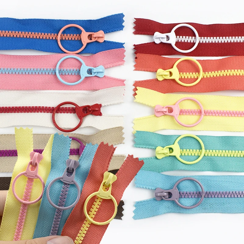 

5Pcs Meetee 3# Resin Zippers 15-40cm Closed End Zipper Bags Wallet Closure Zips DIY Clothes Decor Zip Repair Sewing Accessories