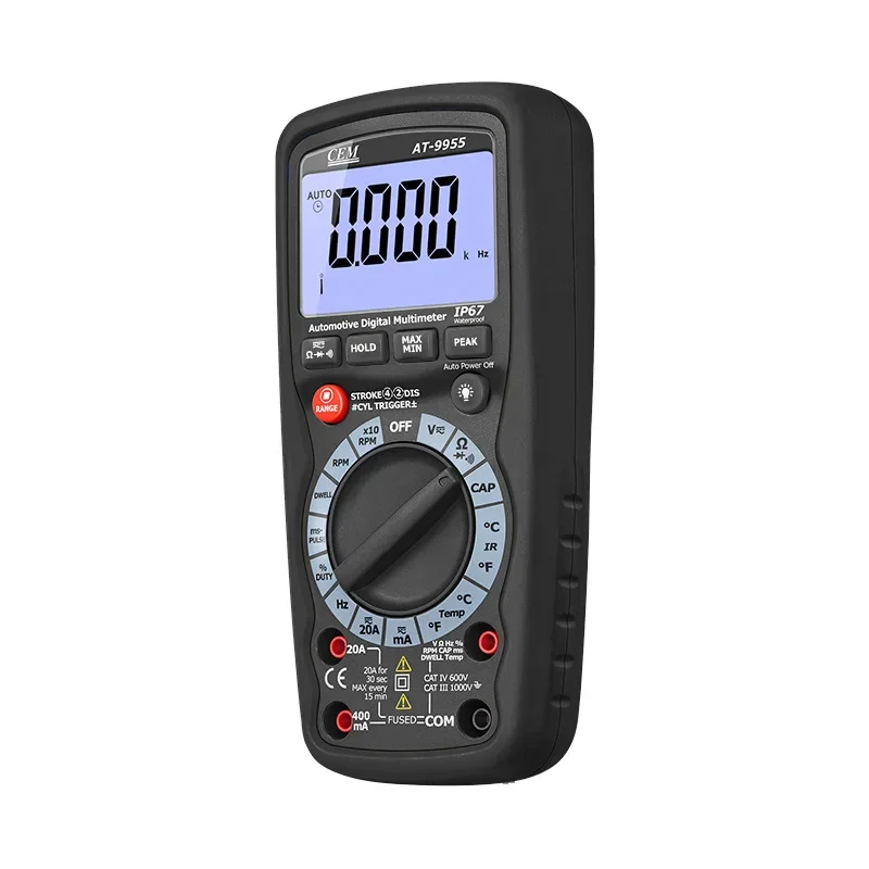 AT-9955 Professional Multifunctional Car Digital Multimeter Portable Maintenance with Infrared Temperature Measurement Function