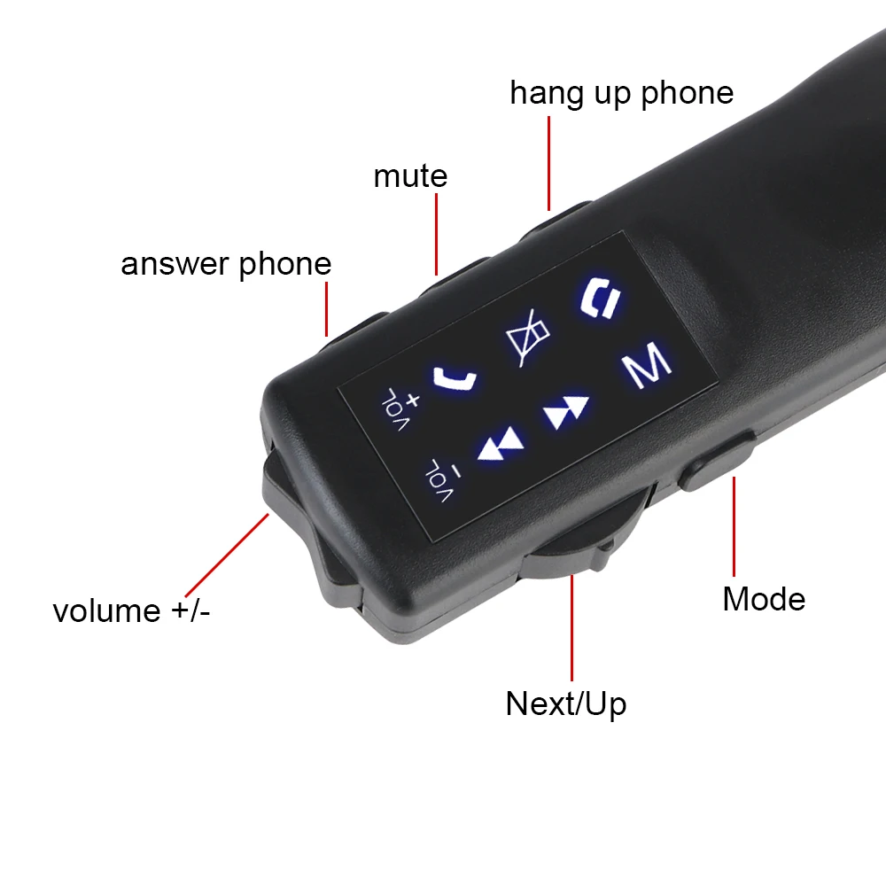 8 Keys Remote Controller Wireless Control For Music Phone DVD Navigation Universal Car Steering Wheel Buttons 12V view 4