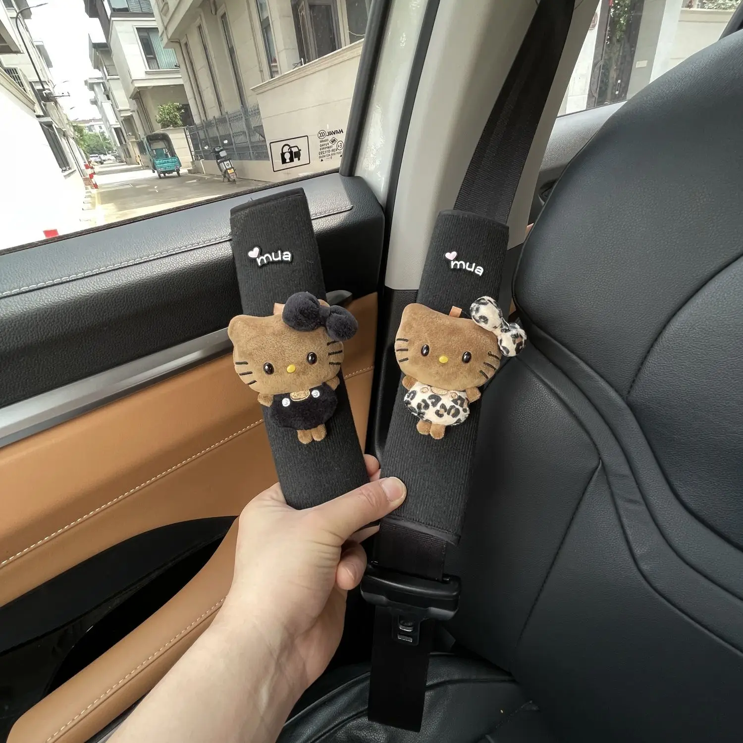 

Universal Car Safety Belt Cover Adjustable Seat Belt Cover Shoulder Strap Cover Car Shoulder Protector Pad Auto Accessories