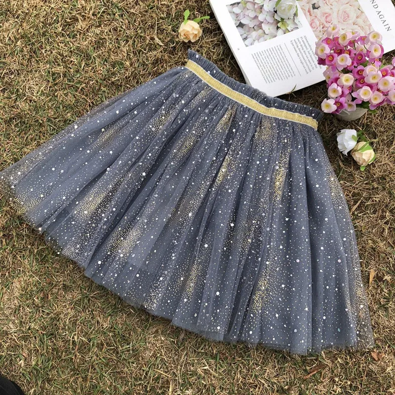 DE PEACH New Fashion Baby Girls Tulle Tutu Skirt Toddler Kids Princess Fluffy Pleated Skirts Children Party Dance Skirt Summer
