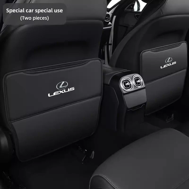مقعد السيارة مكافحة ركلة وسادة الجلود الغطاء الواقي لكزس GS IS LS500h ES260 ES300h RX350h NX260 UX260 LM LC RZ450e TX RC CT200h