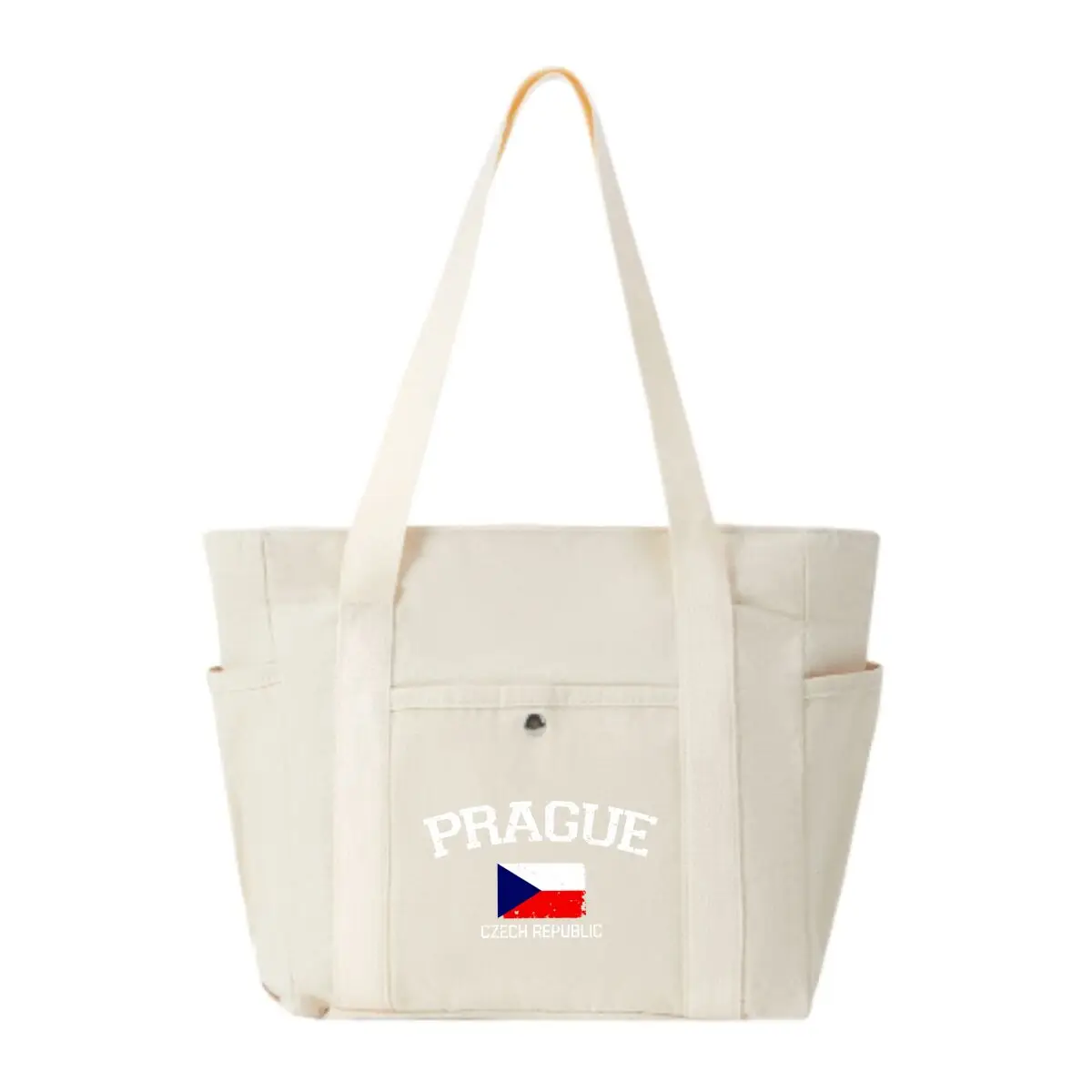 

Prague Pride Travel Czech City Tribute Design Lightweight Multi-Pocket Shoulder Bag Versatile Shopping Crossbody