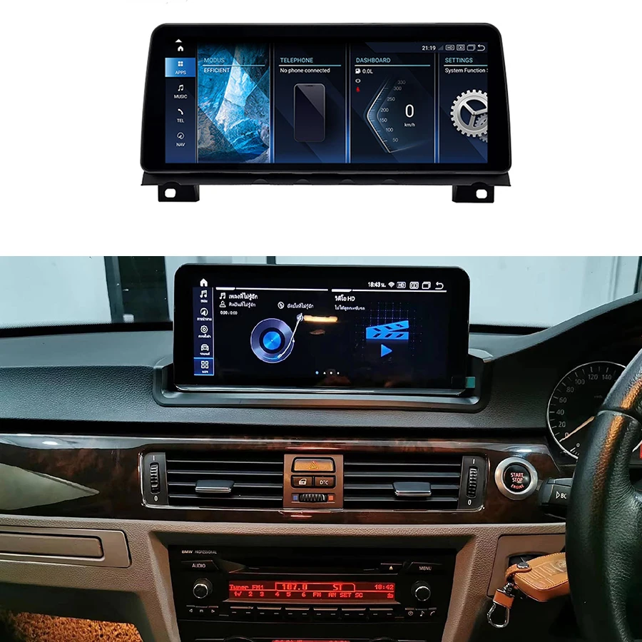 

Qled экран для BMW 3 5 серии E90 E60 2005-2010 Android радио Carplay головное устройство мультимедийный видеоплеер процессор Qualcomm 662