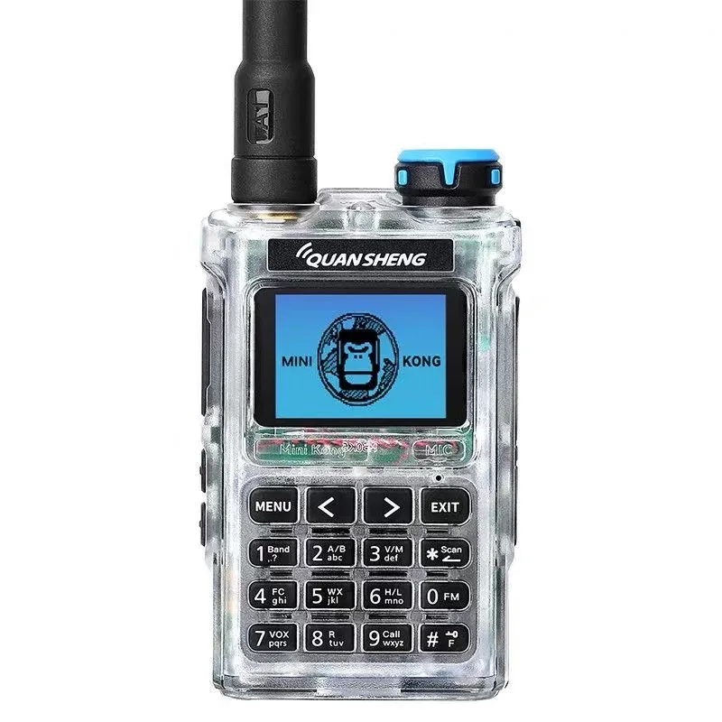 全盛uv-k1無線機アイス透明カラー5w-vhf-uhfマルチバンドtype-cプログラムハム双方向無線アマチュア無線uvk1