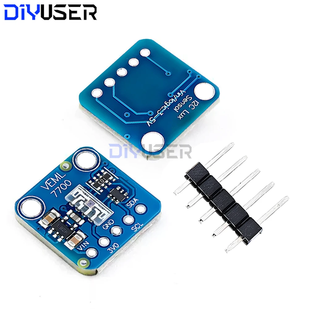 Digital Ambient Light Sensor VEML7700 120k Lux, I2C IIC 3.3V 5V, Low Power for IoT Projects