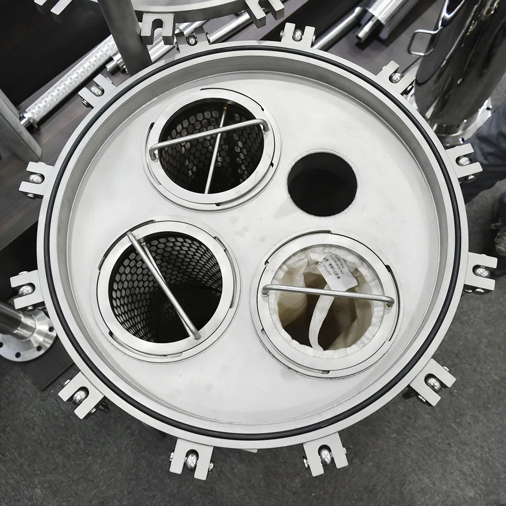 Sterile Filter 20 Inch Industry Water 316l Stainless Steel Bag Filter Housing Industry Dedusting Bag Filter for Liquid